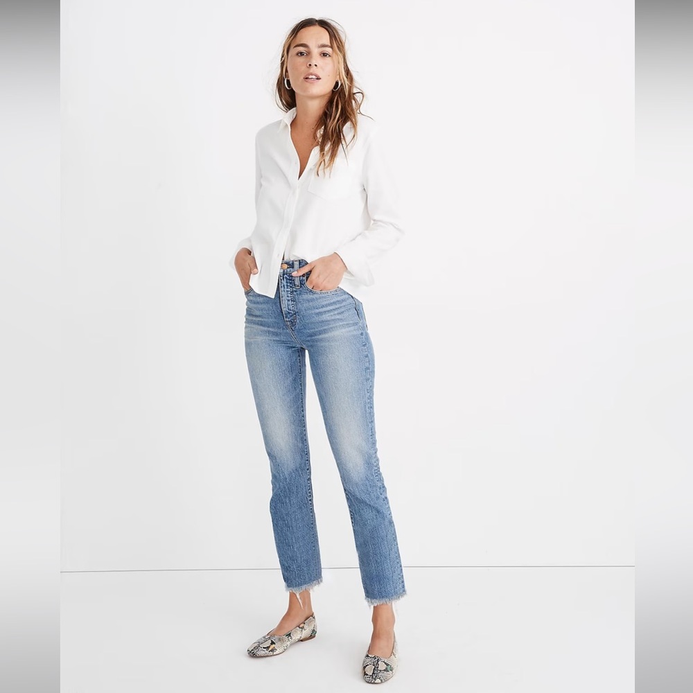 New! Madewell The Tall Perfect Vintage Jean - Ainsworth Wash